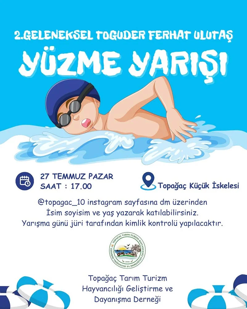 2. Geleneksel TOGUDER Ferhat Ulutaş Yüzme Yarışı